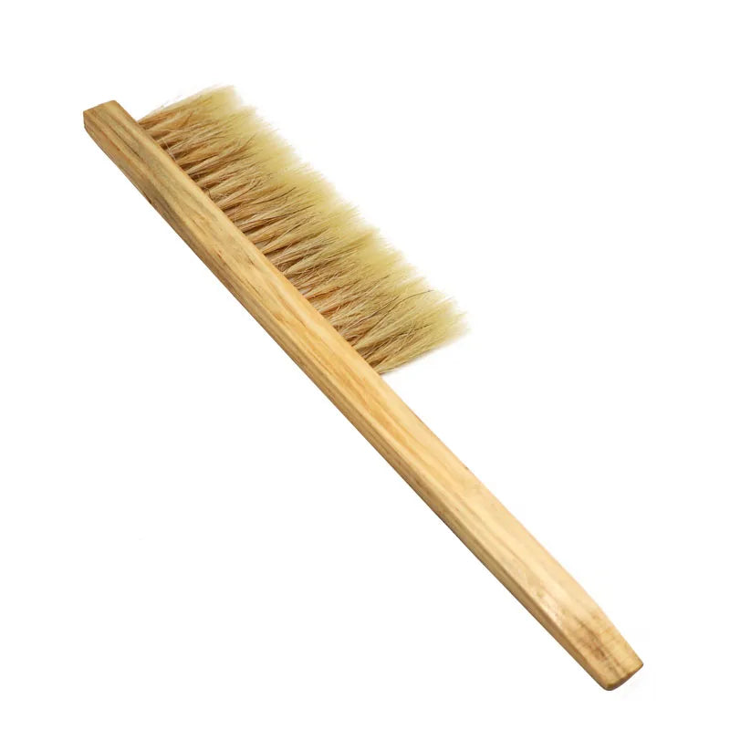 Brosse à abeilles en bois deux rangées